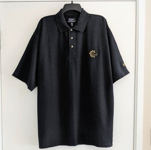 NWOT Vintage First Call Services Men's Polo- Black